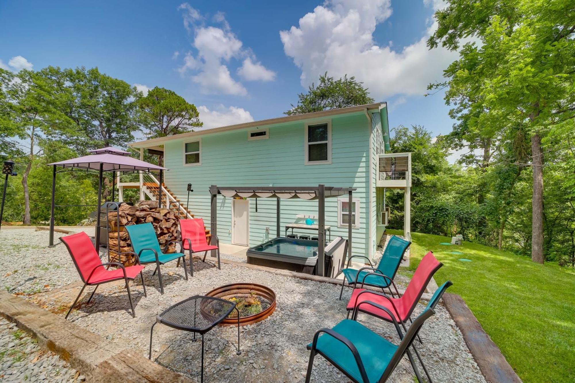 Cozy Eucha Cottage At Grand Lake With Hot Tub! Exterior foto