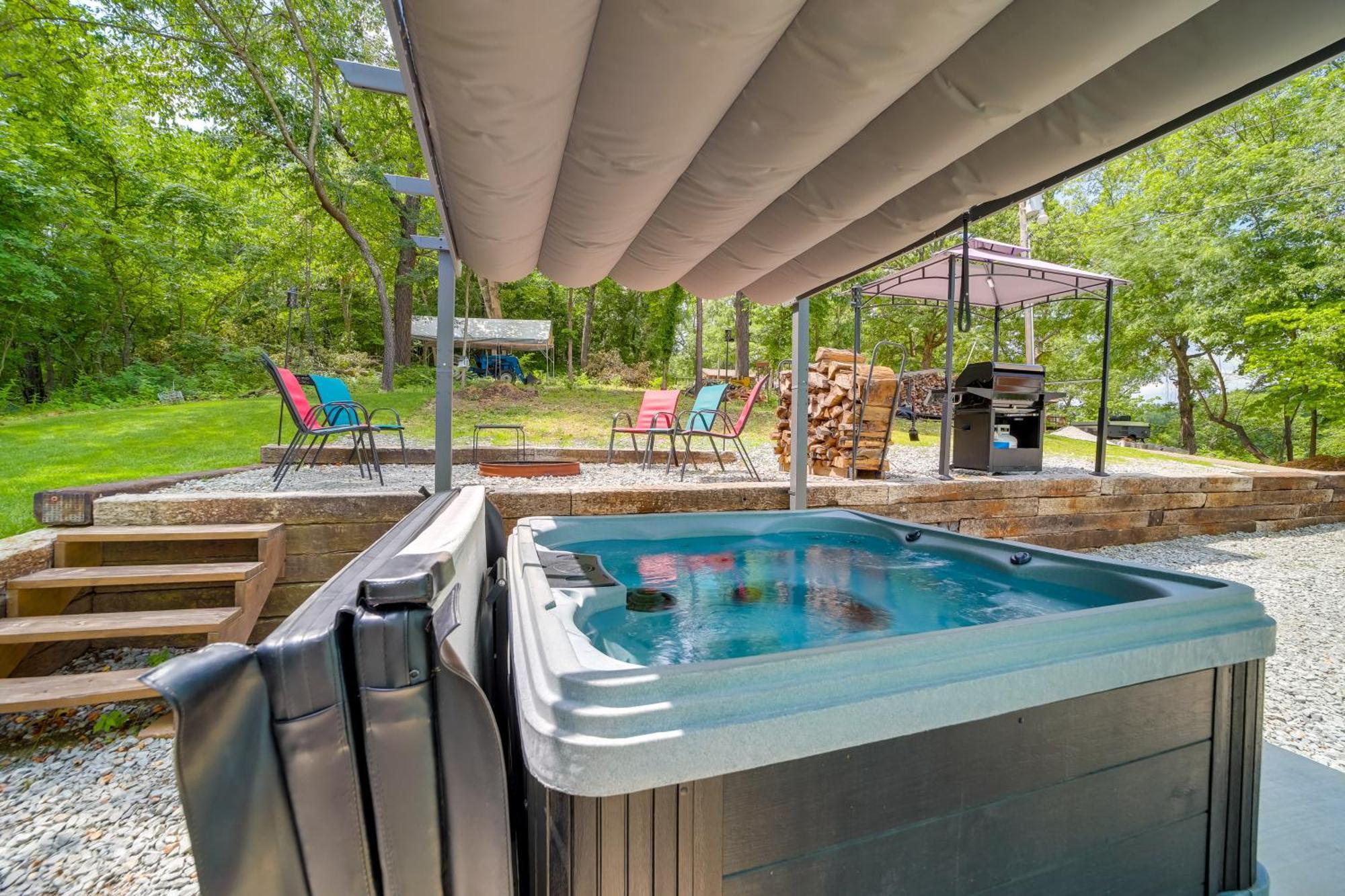 Cozy Eucha Cottage At Grand Lake With Hot Tub! Exterior foto