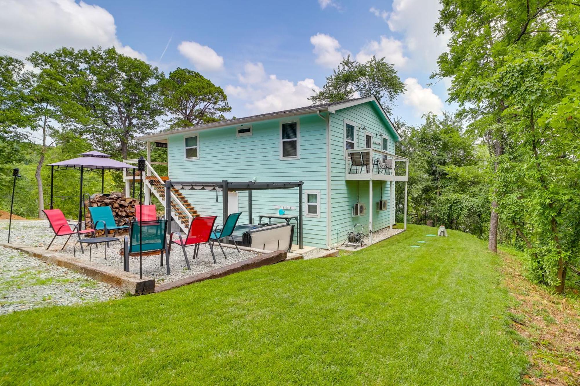 Cozy Eucha Cottage At Grand Lake With Hot Tub! Exterior foto